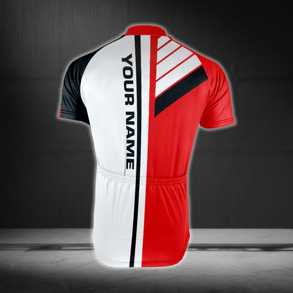 Men's Custom Photo Cycling Short Sleeve Jersey With Name, Custom Photo Cycling Jerseys CG0321