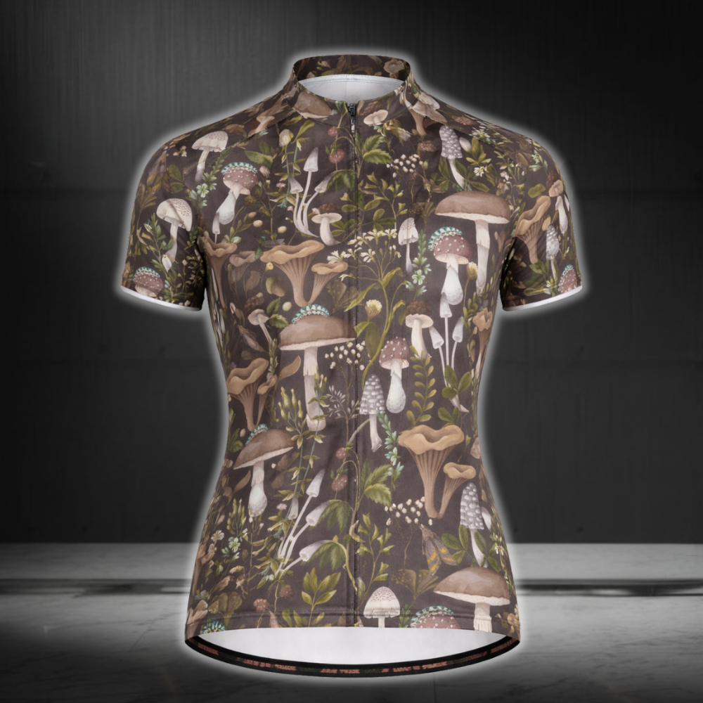 Mushroom Cycling Short Sleeve Jersey For Men, Mushroom Cycling Jersey CZ0139
