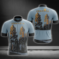 Sequoia Cycling Short Sleeve Jersey For Men, California Cycling Jersey CG0840