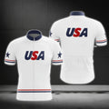USA Cycling Short Sleeve Jersey For Men, Patriotic Cycling Jerseys CG0426