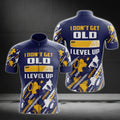 I Don't Get Old I Level Up Cycling Short Sleeve Jersey For Men, Funny Cycling Jerseys CG0054