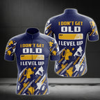 I Don't Get Old I Level Up Cycling Short Sleeve Jersey For Men, Funny Cycling Jerseys CG0054
