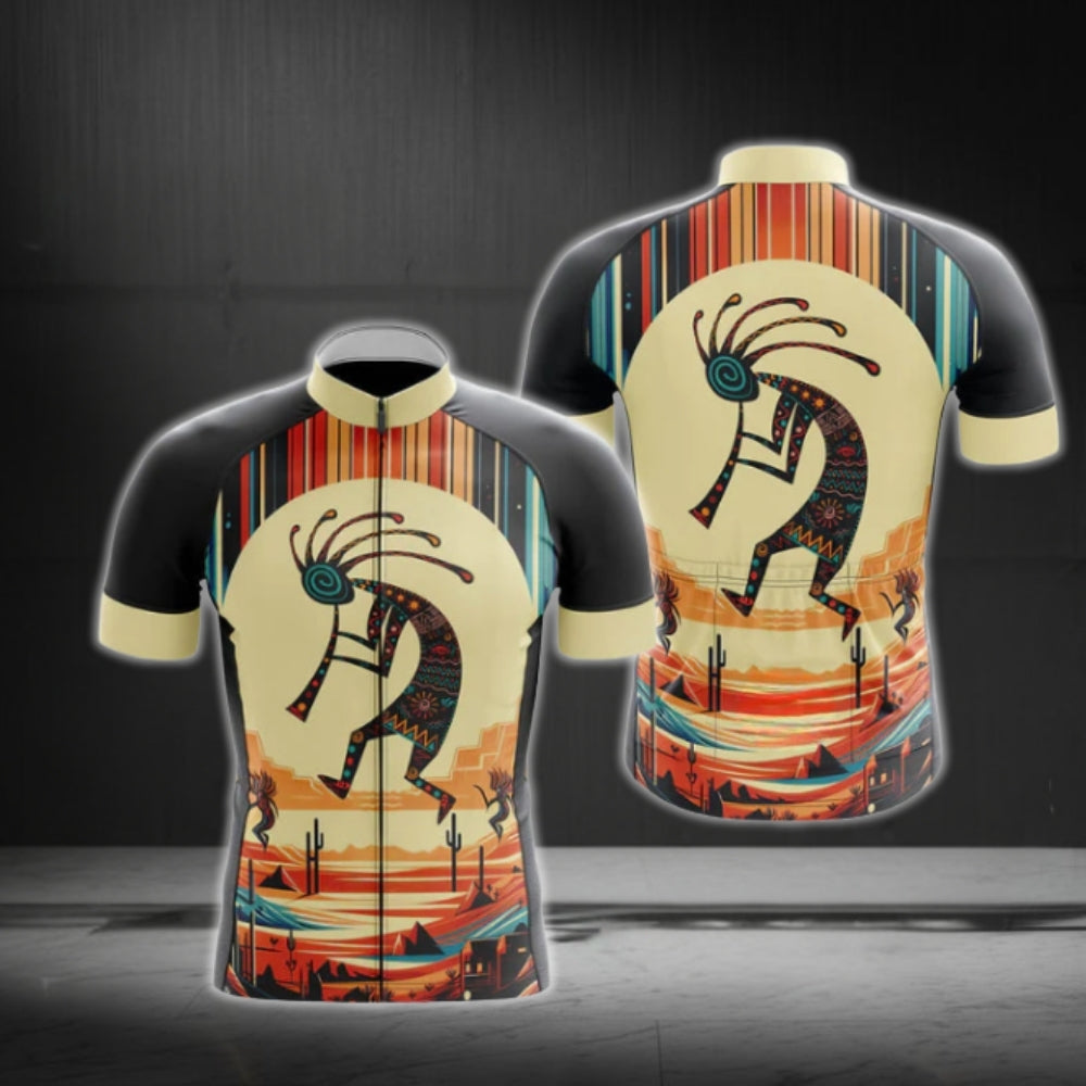 Kokopelli Short Sleeve Cycling Jersey For Men, Kokopelli Cycling Jerseys CG0549