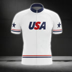 USA Cycling Short Sleeve Jersey For Men, Patriotic Cycling Jerseys CG0426