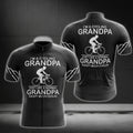 I'm A Cycling Grandpa Short Sleeve Men's Cycling Jersey, Grandpa Cycling Jerseys CG0127