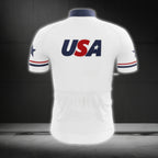 USA Cycling Short Sleeve Jersey For Men, Patriotic Cycling Jerseys CG0426