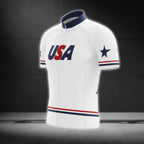 USA Cycling Short Sleeve Jersey For Men, Patriotic Cycling Jerseys CG0426