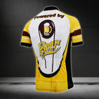 Powered By Beer Men's Cycling Short Sleeve Jersey, Beer Cycling Jerseys For Mens CE0012