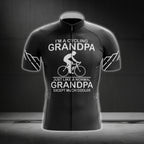 I'm A Cycling Grandpa Short Sleeve Men's Cycling Jersey, Grandpa Cycling Jerseys CG0127