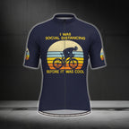 I Was Social Distancing Before It Was Cool Men's Short Sleeve Cycling Jersey, Funny Cycling Jerseys Mens CG0367