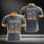 I May Look Old But I'm Still Faster Than You Cycling Short Sleeve Jersey Men, Funny Cycling Jerseys CG0329