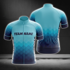 Custom Team Blue Men's Cycling Short Sleeve Jersey, Custom Cyling Jerseys For Team CE0055