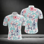 Colorful Bike Cycling Short Sleeve Jersey For Men, Men's Cycling Jerseys CG0553