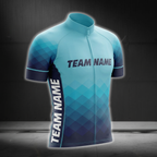 Custom Team Blue Men's Cycling Short Sleeve Jersey, Custom Cyling Jerseys For Team CE0055