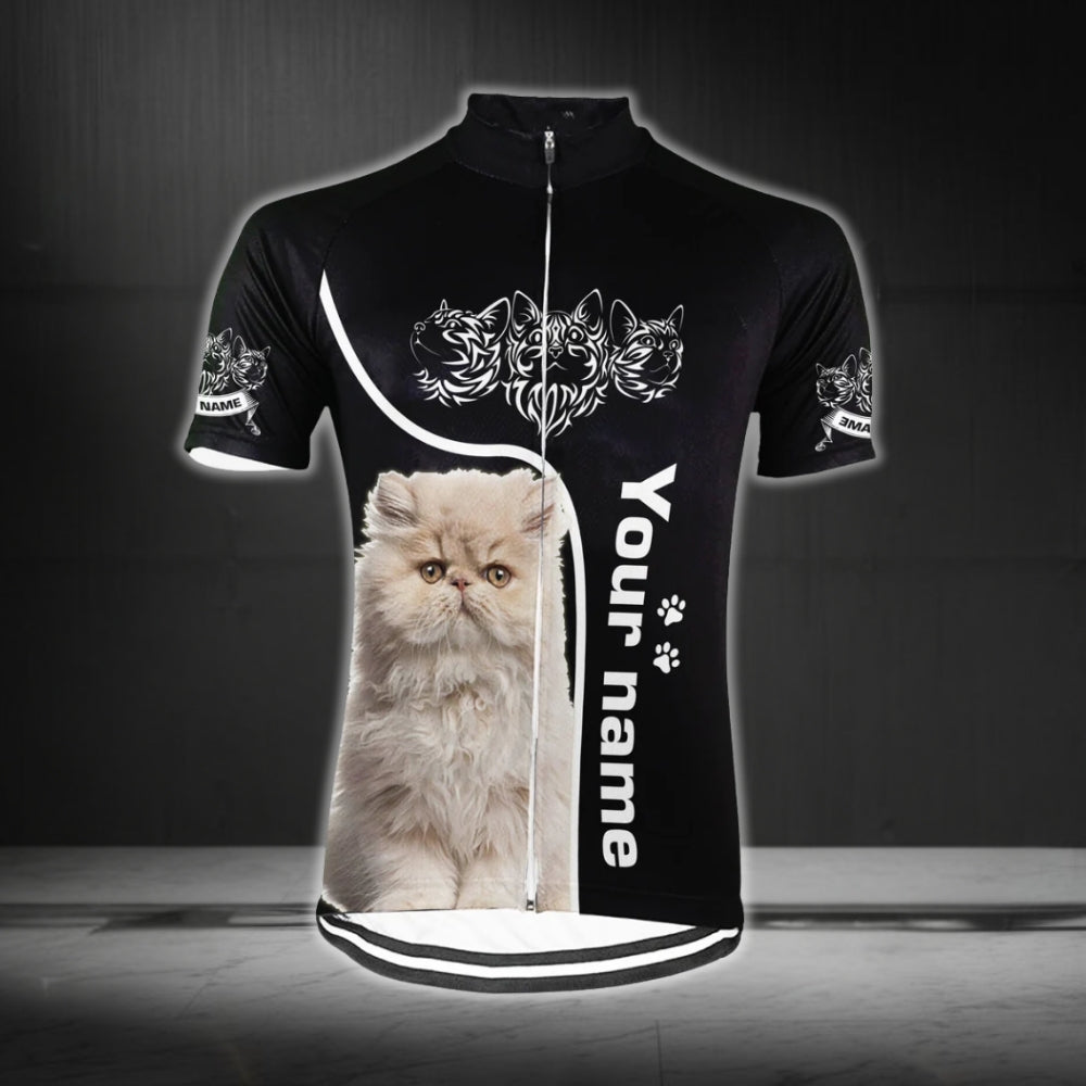 Custom Photo Pet Cycling Short Sleeve Jersey For Men, Custom Pet Lovers Cycling Jerseys CG0330