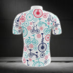 Colorful Bike Cycling Short Sleeve Jersey For Men, Men's Cycling Jerseys CG0553
