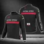 California Republic Long Sleeve Cycling Jerseys For Men, California Cycling Jerseys CG0430