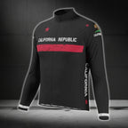 California Republic Long Sleeve Cycling Jerseys For Men, California Cycling Jerseys CG0430