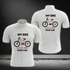 My Bike Cost More Than Your Car Men's Cycling Short Sleeve Jerseys, Funny Cycling Jerseys CG0058