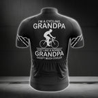 I'm A Cycling Grandpa Short Sleeve Men's Cycling Jersey, Grandpa Cycling Jerseys CG0127