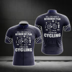 Yes I Do Have A Retirement Plan I Plan On Cycling Men's Short Sleeve Cycling Jersey, Funny Retired Cycling Jerseys CG0556