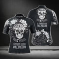 Free Your Mind Just Pedal And Your Legs Will Follow Mens Cycling Short Sleeve Jersey, Black Skull Cycling Jerseys CG0433