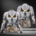 Custom Owl Long Sleeve Women's Cycling Jersey, Custom Owl Cycling Jerseys CG0335