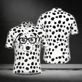 Dalmatian Dog Short Sleeve Cycling Jersey For Men, Dalmatian Dog Lovers Cycling Jerseys CG0436