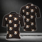 Custom Dog Face Cycling Short Sleeve Jersey For Men, Custom Pet Photo Cycling Jerseys CG0262