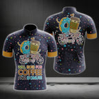 Will Bike For Coffee And Donuts Men's Cycling Short Sleeve Jersey, Coffee And Donuts Cycling Jerseys CG0466