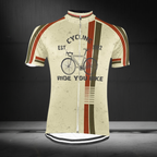 Ride Your Bike Custom Year Retro Cycling Short Sleeve Men Jersey, Custom Retro Cycling Jerseys CZ0147