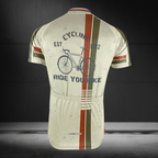 Ride Your Bike Custom Year Retro Cycling Short Sleeve Men Jersey, Custom Retro Cycling Jerseys CZ0147
