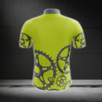 Men's Texas Green Lime Cycling Short Sleeve Jersey, Texas State Cycling Jerseys CG0561