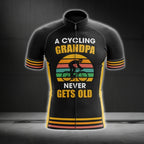 Cycling Grandpa Never Get Old Short Sleeve Cycling Jersey, Cycling Jerseys For Grandpa CG0128