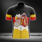 Funny Hot Dog Cycling Jersey Short Sleeve For Mens, Hot Dog Cycling Jerseys CG0213