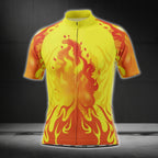 Flame Cycling Short Sleeve Jersey For Men, Flame Cycling Jerseys CG0439