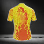 Flame Cycling Short Sleeve Jersey For Men, Flame Cycling Jerseys CG0439