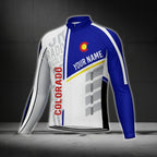 Colorado Flag Custom Name Cycling Long Sleeve Men's Jersey, Custom Colorado Cycling Jerseys CG0340