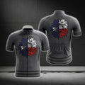 Texas Flag Sunflowers Men's Cycling Short Sleeve Jersey, Texas State Cycling Jerseys CG0564