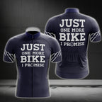 Just One More Bike I Promise Short Sleeve Men's Cycling Jersey, Funny Cycling Jerseys CG0215