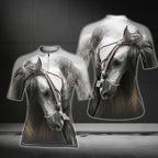 White Horse Short Sleeve Cycling Jersey Women, Horse Lovers Cycling Jerseys For Ladies CG0342
