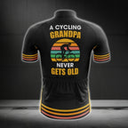 Cycling Grandpa Never Get Old Short Sleeve Cycling Jersey, Cycling Jerseys For Grandpa CG0128