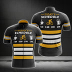 Today's Schedule Cycling Short Sleeve Jersey Mens, Funny Cycling Jerseys CG0217