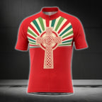 Fearless In Faith Cross Cycling Short Sleeve Jersey For Men, Christian Cycling Jerseys CG0443