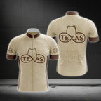 Texas Cowboy Sand Cycling Short Sleeve Jersey For Men, Western Texas Cycling Jerseys CG0568