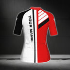 Women's Custom Photo And Name Cycling Short Sleeve Jersey, Custom Photo Cycling Jerseys For Women CG0345