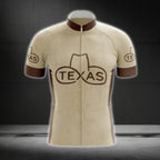 Texas Cowboy Sand Cycling Short Sleeve Jersey For Men, Western Texas Cycling Jerseys CG0568