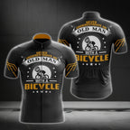 Never Underestimate An Old Man With A Bicyle Men's Cycling Short Sleeve Jersey, Funny Cycling Jerseys CG0129