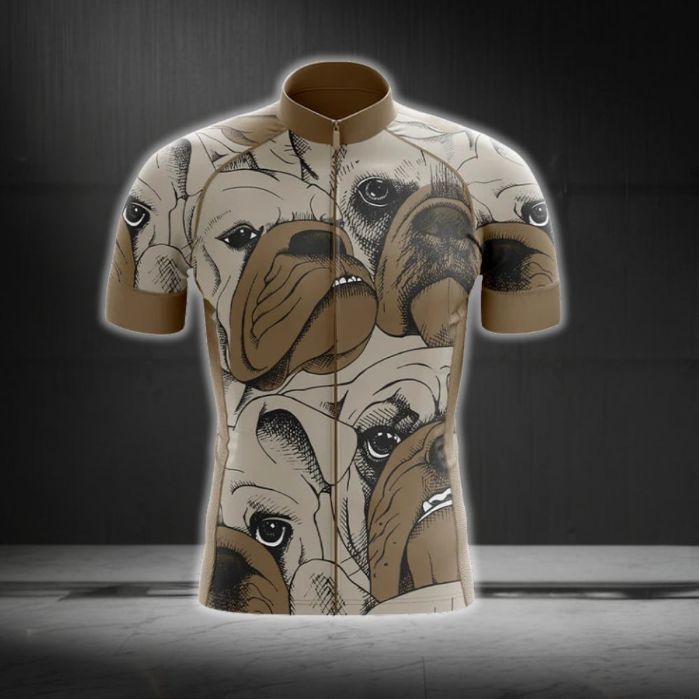 Men's Bull Dog Short Sleeve Cycling Jerseys, Bull Dog Cycling Jerseys CG0225