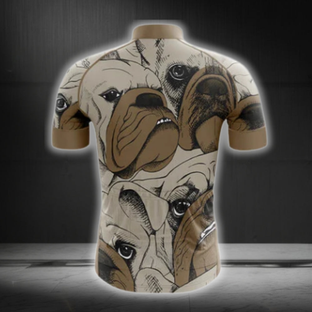 Men's Bull Dog Short Sleeve Cycling Jerseys, Bull Dog Cycling Jerseys CG0225